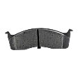 Front Brake Pad Set, Includes Shims and Hardware