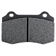 2004 Jaguar XJR - Rear Organic Brake Pad Set, Supercharged; Manual Operated Parking Brake, Pro-Line Series