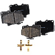 Front Brake Pad Set, Ceramic, For Models with 4 Piston Caliper, Pro-Line Series