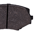 Front Brake Pad Set, Includes Shims and Hardware