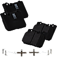 Front Brake Pad Set, Includes Shims and Hardware
