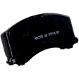 Front Brake Pad Set, Includes Shims and Hardware