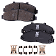 Front Brake Pad Set, Semi-Metallic, For Models without 7,700 Lbs. Gross Vehicle Weight, Pro-Line Series
