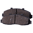 Front Brake Pad Set, Semi-Metallic, For Models without 7,700 Lbs. Gross Vehicle Weight, Pro-Line Series