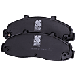 Front Brake Pad Set, Semi-Metallic, For Models without 7,700 Lbs. Gross Vehicle Weight, Pro-Line Series