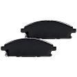 Front Brake Pad Set, 2-Wheel Set, Ceramic, Hardware Includes (4) Pieces Pad Clip Locating, Pro-Line Series