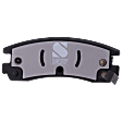 2003 Chevrolet Impala - Rear Ceramic Brake Pad Set, Police; Taxi, Pro-Line Series