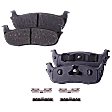 Rear Brake Pad Set, 2-Wheel Set, Semi-Metallic, Pro-Line Series