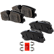 Rear Brake Pad Set, Includes Shims and Hardware