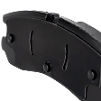 Rear Brake Pad Set, Includes Shims and Hardware