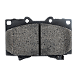 Front Brake Pad Set, Includes Shims and Hardware