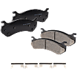 2007 Chevrolet Silverado 3500 HD - Rear Ceramic Brake Pad Set, 6.6L 8Cyl, Gvw. 9,900 Lbs., Pro-Line Series
