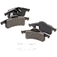 Rear Brake Pad Set, Semi-Metallic, Pro-Line Series