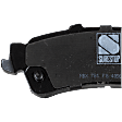 Rear Brake Pad Set, Ceramic, 2-Wheel Set, Hardware Includes (2) Pieces Pad Clip, (4) Pieces Pad Clip Locating, Pro-Line Series