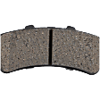 Rear Brake Pad Set, Ceramic, 2-Wheel Set, Hardware Includes (2) Pieces Pad Clip, (4) Pieces Pad Clip Locating, Pro-Line Series