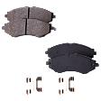 2013-2015 Chevrolet Spark - Front Pro-Line Series Ceramic Brake Pad Set
