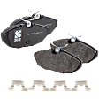 Rear Brake Pad Set, 2-Wheel Set, Organic, Hardware Includes (4) Pieces Pad Locating Clip (Coated), To Chassis/VIN G49700, Pro-Line Series