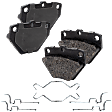 Rear Brake Pad Set, Includes Shims and Hardware