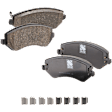 Front Brake Pad Set, Ceramic, For Models with Rear Drum Brakes, Pro-Line Series