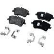 Front Brake Pad Set, Organic, For Models without Sport Package, Pro-Line Series
