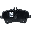 Front Brake Pad Set, Organic, For Models without Sport Package, Pro-Line Series