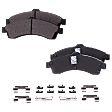Front Brake Pad Set, Includes Shims and Hardware