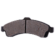 Front Brake Pad Set, Includes Shims and Hardware