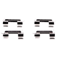Front Brake Pad Set, Includes Shims and Hardware