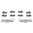 Front Brake Pad Set, Includes Shims and Hardware