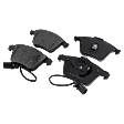 2003 Audi A6 - Front Ceramic Brake Pad Set, 3.0L 6Cyl, 320mm Brake Rotors, Pro-Line Series