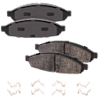 Front Brake Pad Set, Includes Shims and Hardware