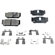 Rear Brake Pad Set, Ceramic, Pro-Line Series