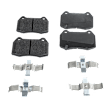 Front Brake Pad Set, Includes Shims and Hardware