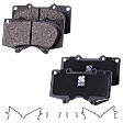 Front Ceramic Brake Pad Set, Pro-Line Series