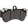 Front Brake Pad Set, 2-Wheel Set, Organic, Hardware Includes (2) Pieces Pad Clip, Pro-Line Series