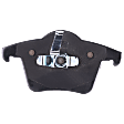 Rear Brake Pad Set, Includes Shims and Hardware