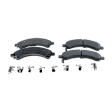 Rear Brake Pad Set, Semi-Metallic, Includes Shims and Hardware, For Models With Dual Rear Wheels