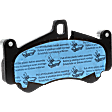 Front Brake Pad Set, Organic, For Models with Ceramic Composite Brakes, (Front or Rear, 2004-2005 Porsche Carrera GT), Pro-Line Series