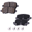 Rear Brake Pad Set, Ceramic, Pro-Line Series