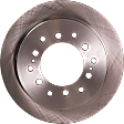 Rear, Driver or Passenger Side Brake Disc, Natural Finish, Plain Surface, Vented, 6 Lugs, 311.91 mm, Pro-Line Series