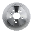 Rear, Driver or Passenger Side Brake Disc, Plain Surface, Solid, 5 Lug Wheels, 11.06 in. Disc Diameter, Pro-Line Series