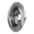Rear, Driver or Passenger Side Brake Disc, Plain Surface, Solid, 5 Lug Wheels, 11.06 in. Disc Diameter, Pro-Line Series