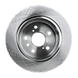 Rear, Driver or Passenger Side Brake Disc, Plain Surface, Solid, 5 Lug Wheels, 11.06 in. Disc Diameter, Pro-Line Series