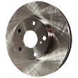 Front, Driver or Passenger Side Brake Disc, Plain Surface, Vented, 5 Lugs, 275.08 mm, Pro-Line Series