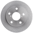 Front, Driver or Passenger Side Brake Disc, Plain Surface, Vented, 5 Lugs, 258.06 mm, Pro-Line Series
