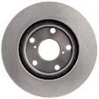 Front, Driver or Passenger Side Brake Disc, Plain Surface, Vented, 5 Lugs, 258.06 mm, Pro-Line Series