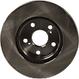 Front, Driver or Passenger Side Brake Disc, Plain Surface, Vented, 5 Lug Wheels, 10.04 in. Disc Diameter, Pro-Line Series