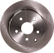 Rear, Driver or Passenger Side Brake Disc, Plain Surface, Solid, 5 Lugs, 11.06 in. Disc Diameter, Pro-Line Series