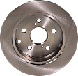 Rear, Driver or Passenger Side Brake Disc, Plain Surface, Solid, 5 Lugs, 11.06 in. Disc Diameter, Pro-Line Series