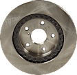 1997 Toyota RAV4 - Front, Driver or Passenger Side Brake Disc, Natural Finish, Plain Surface, Vented, 5 Lugs, 302.01 mm, 2.0L 4Cyl, Pro-Line Series